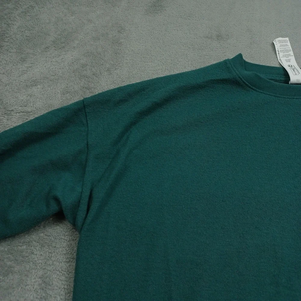 Alo Sweater Womens XS Green Soho Pullover Logo Long Sleeve Casual